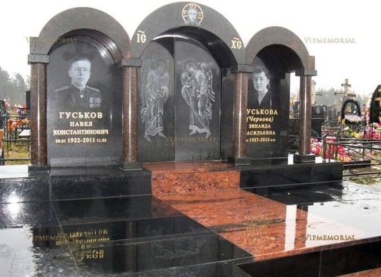 Элитные памятники, комплексное оформление захоронений