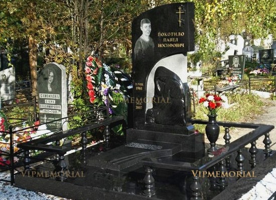 Комплексное оформление захоронений, мраморные памятники